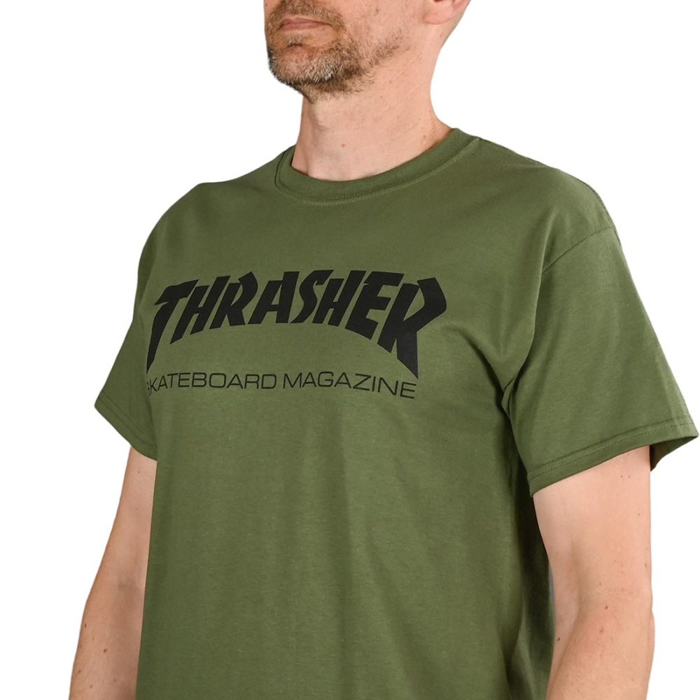 Thrasher Skate Mag S/S T-Shirt - Army Green