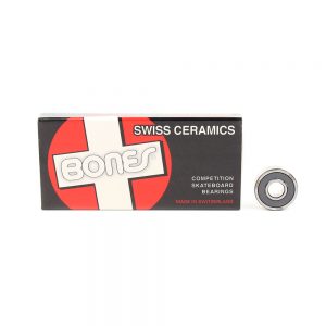 Bones Swiss Ceramic Precision Skateboard Bearings (8 Pack)