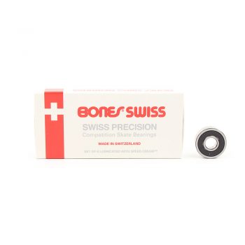 Bones Swiss Precision Skateboard Bearings (8 Pack)