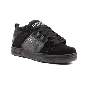 DVS Comanche Skate Shoes - Black/Grey/Black