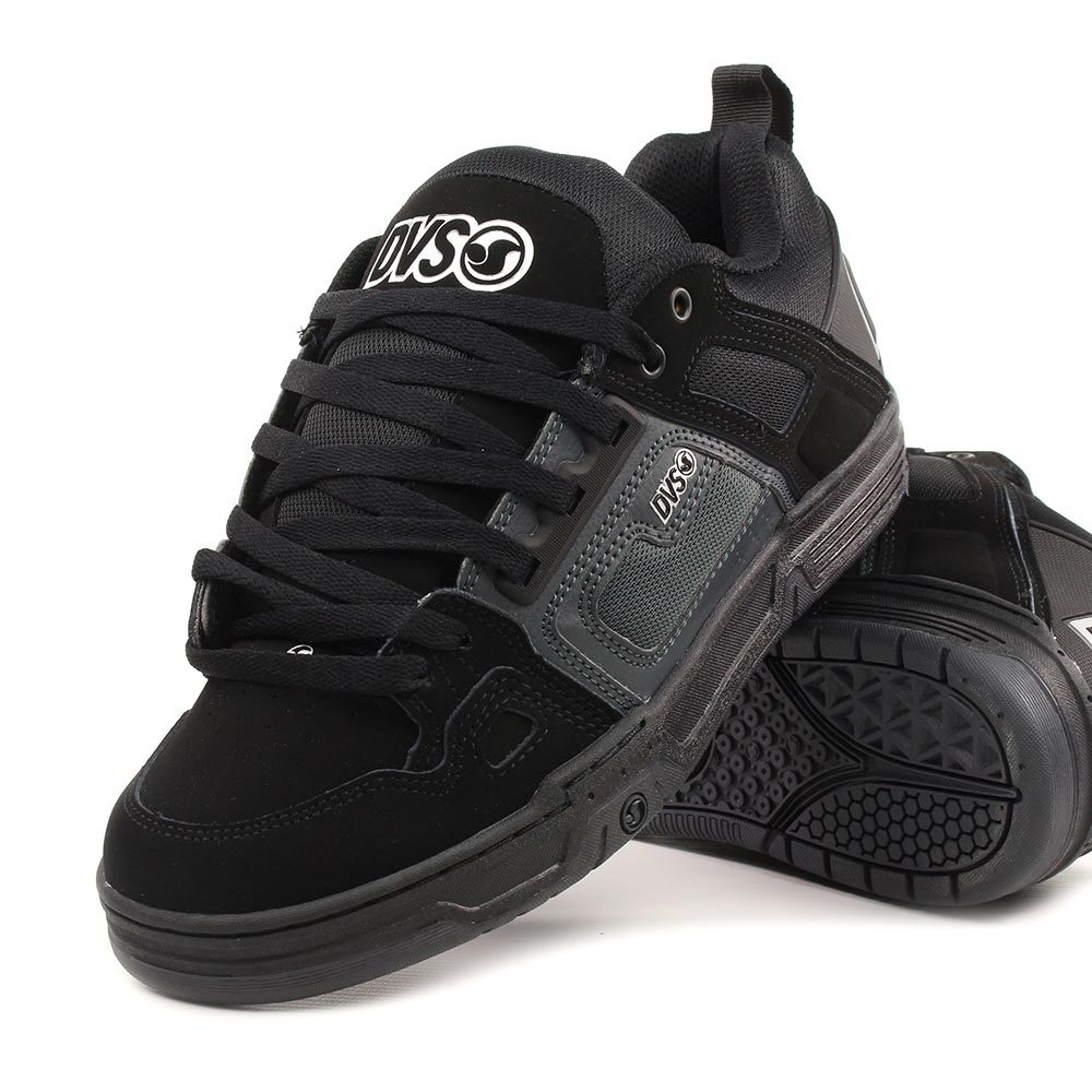 DVS Comanche Skate Shoes - Black/Grey/Black