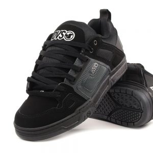 DVS Comanche Skate Shoes - Black/Grey/Black