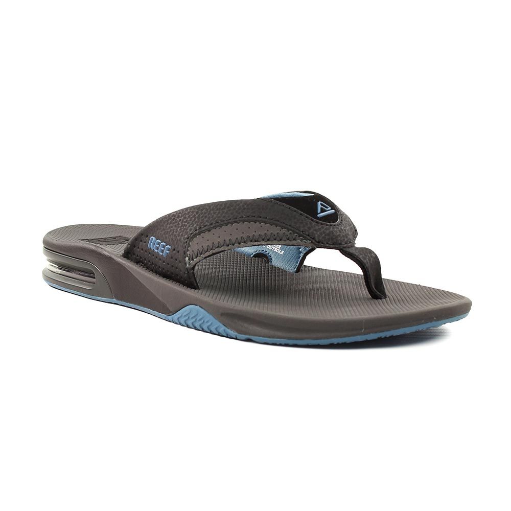 Reef Fanning Sandals - Grey/Light Blue