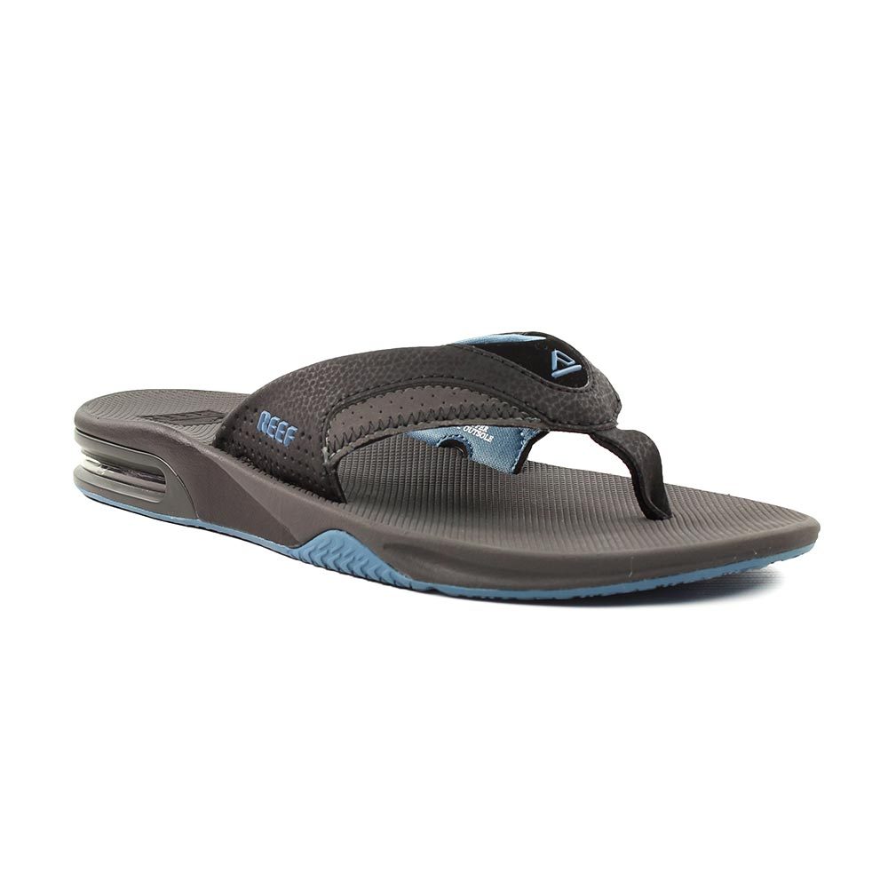 Reef Fanning Sandals - Grey Light Blue