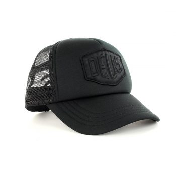 Deus Ex Machina Baylands Mesh Back Trucker Cap - Black