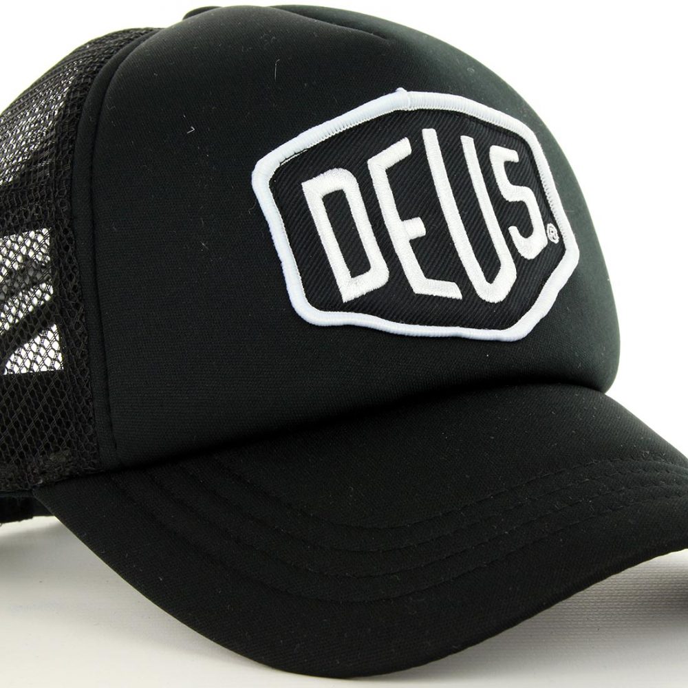 Deus Ex Machina Baylands Mesh Trucker Cap Black White