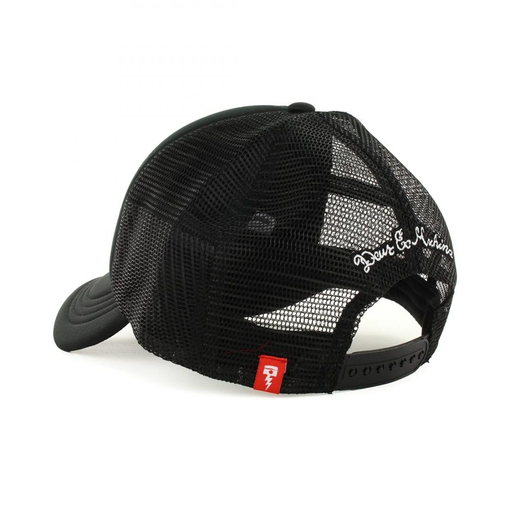 Deus Ex Machina Baylands Mesh Trucker Cap Black White