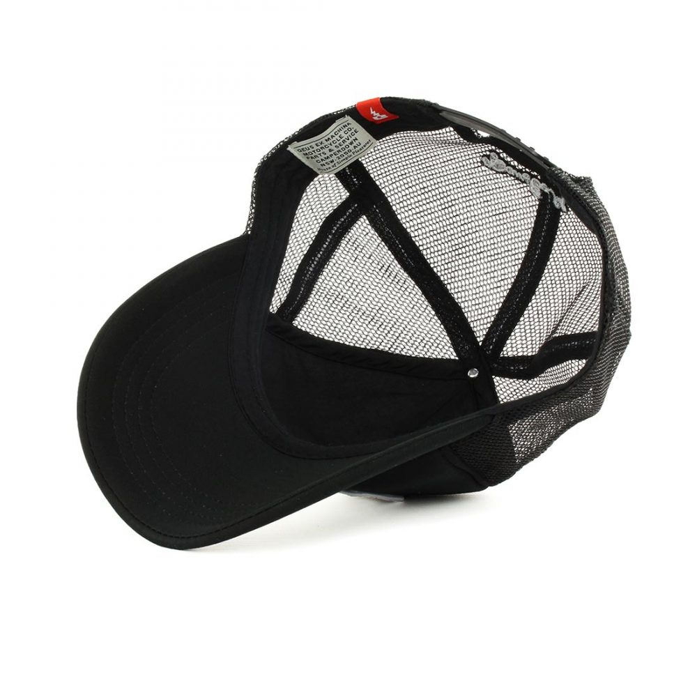 Deus Ex Machina Baylands Mesh Trucker Cap Black White