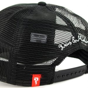 Deus Ex Machina Milano Address Mesh Back Trucker Cap - Black