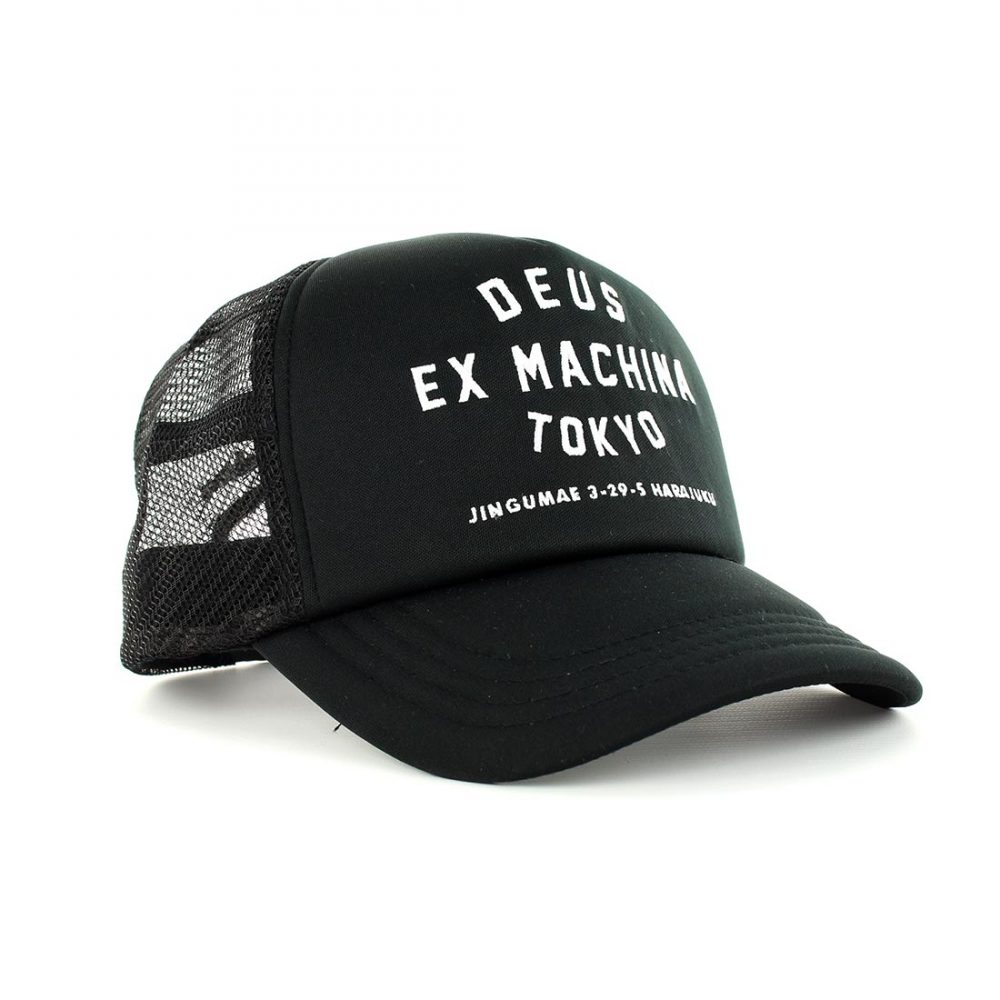 Deus Ex Machina Tokyo Address Trucker Black