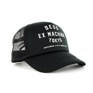 【Deus Ex Machina】 Venice Adderess Trucker Cap Black Hat | Deus Ex Machina | Venice Address Trucker – Deus Ex