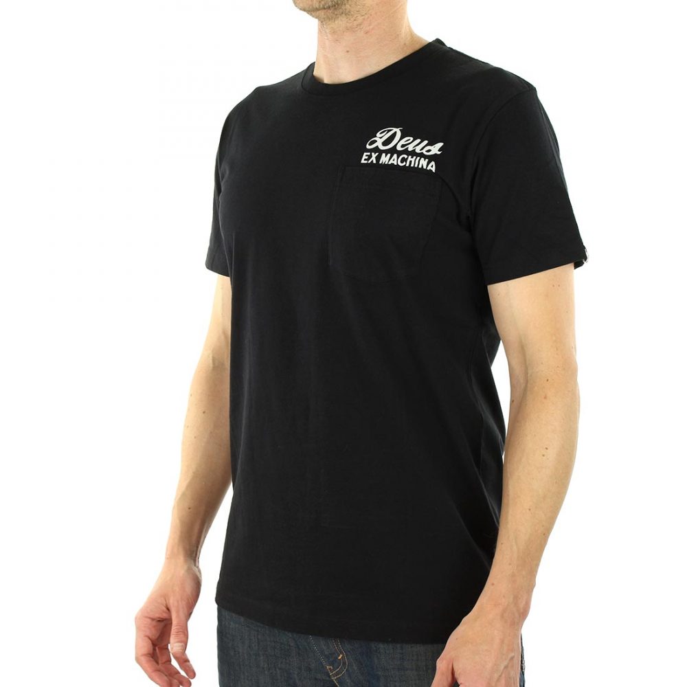 Deus Ex Machina Venice LA Address T-Shirt - Black - Image 2