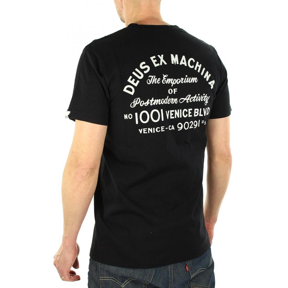 Deus Ex Machina Venice LA Address T-Shirt - Black