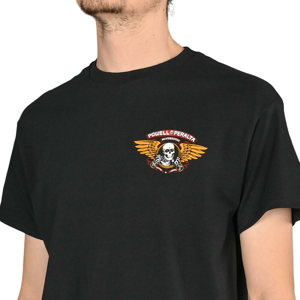 Powell Peralta Winged Ripper S/S T-Shirt - Black