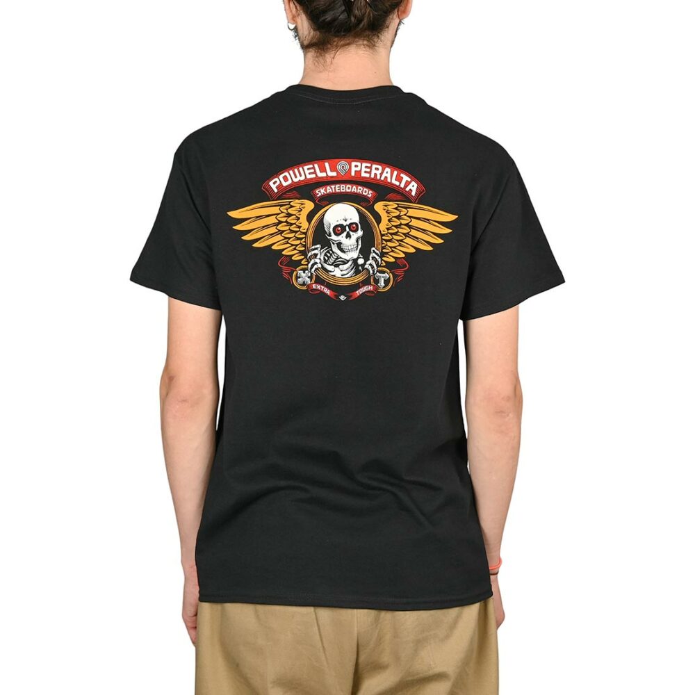 Powell Peralta Winged Ripper S/S T-Shirt - Black