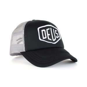 Deus Ex Machina Baylands Mesh Back Trucker Cap - Black/Grey