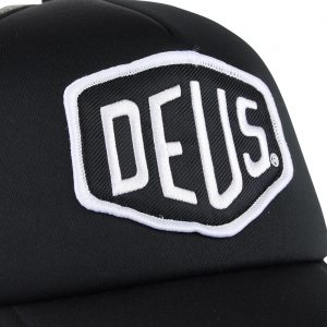 Deus Ex Machina Baylands Mesh Back Trucker Cap - Black/Grey