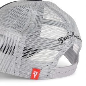 Deus Ex Machina Baylands Mesh Back Trucker Cap - Black/Grey