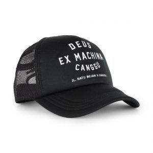 Deus Ex Machina Canggu Address Mesh Back Trucker Cap - Black