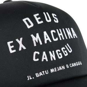 Deus Ex Machina Canggu Address Mesh Back Trucker Cap - Black