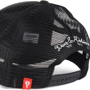 Deus Ex Machina Canggu Address Mesh Back Trucker Cap - Black