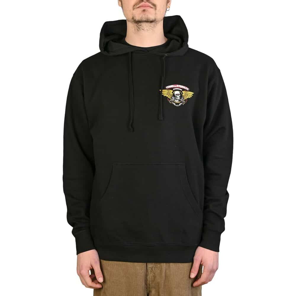 Powell Peralta Winged Ripper Pullover Hoodie - Black