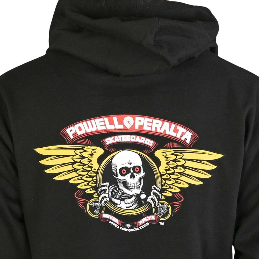 Powell Peralta Winged Ripper Pullover Hoodie - Black