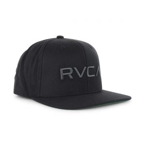 RVCA Twill Snapback Cap - Black