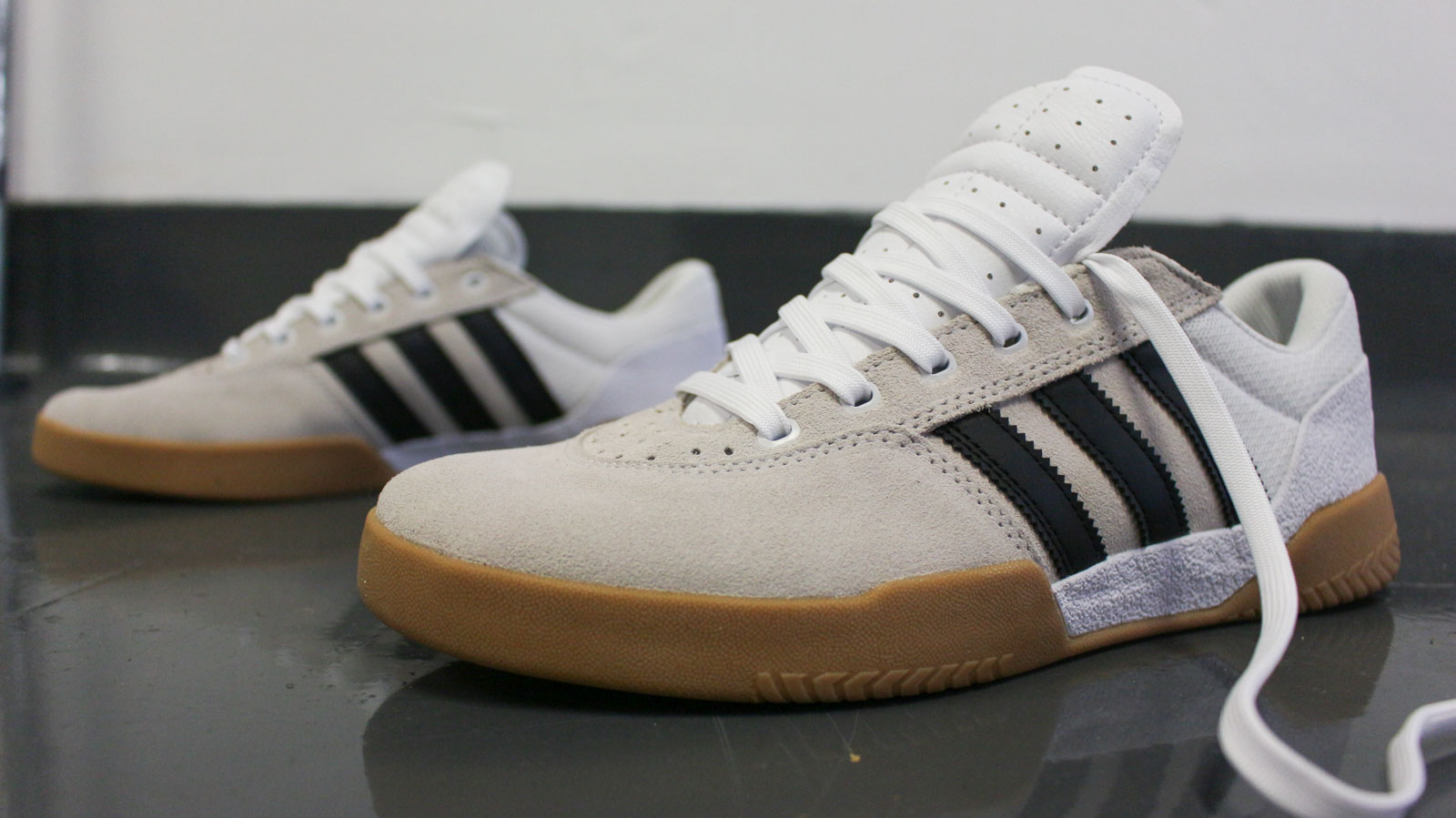 Adidas City Cup Shoes - White Core Black Gum