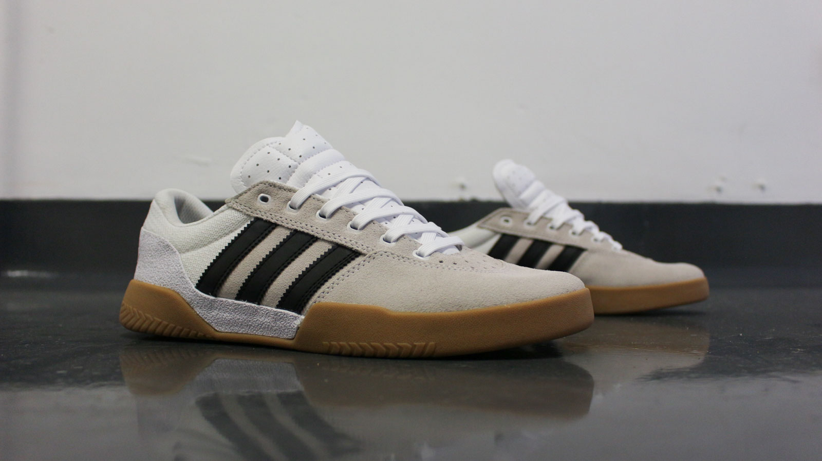 Adidas City Cup Shoes - White Core Black Gum