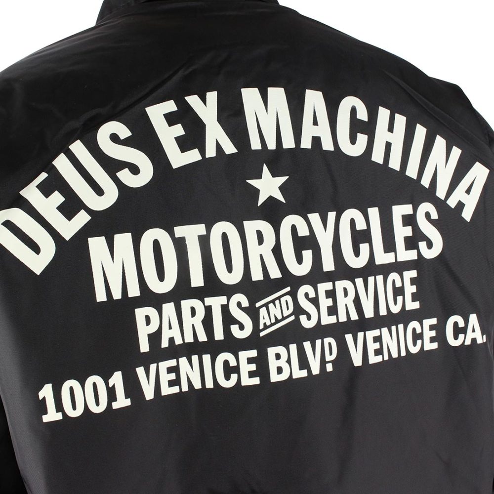 Deus Venice Address Coach Jacket Black