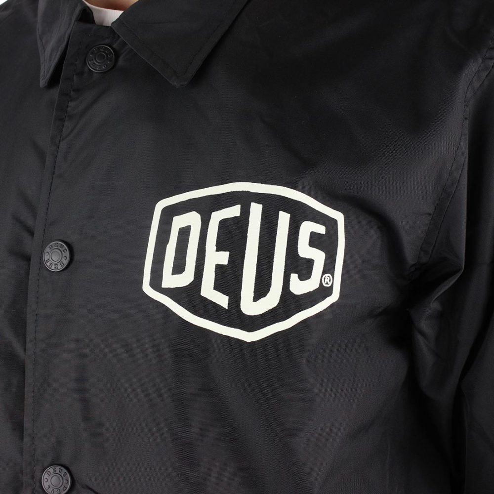 Deus Venice Address Coach Jacket Black