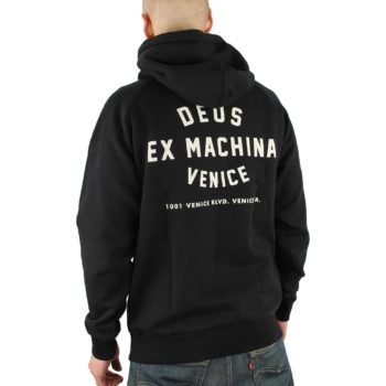 Deus Ex Machina Venice Address Pullover Hoodie - Black