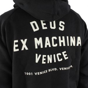 Deus Ex Machina Venice Address Pullover Hoodie - Black