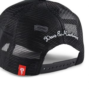 Deus Ex Machina Camperdown Address Mesh Back Trucker Cap - Black