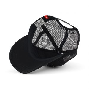Deus Ex Machina Camperdown Address Mesh Back Trucker Cap - Black