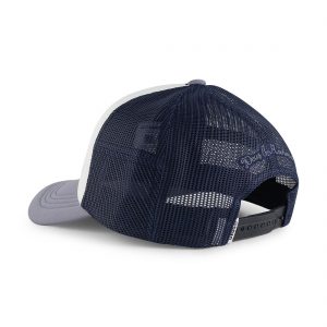 Deus Ex Machina Pill Mesh Back Trucker Cap - Grey / Navy
