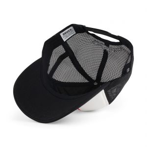 Deus Ex Machina Piston Shield 2 Mesh Back Trucker Cap - Black / White