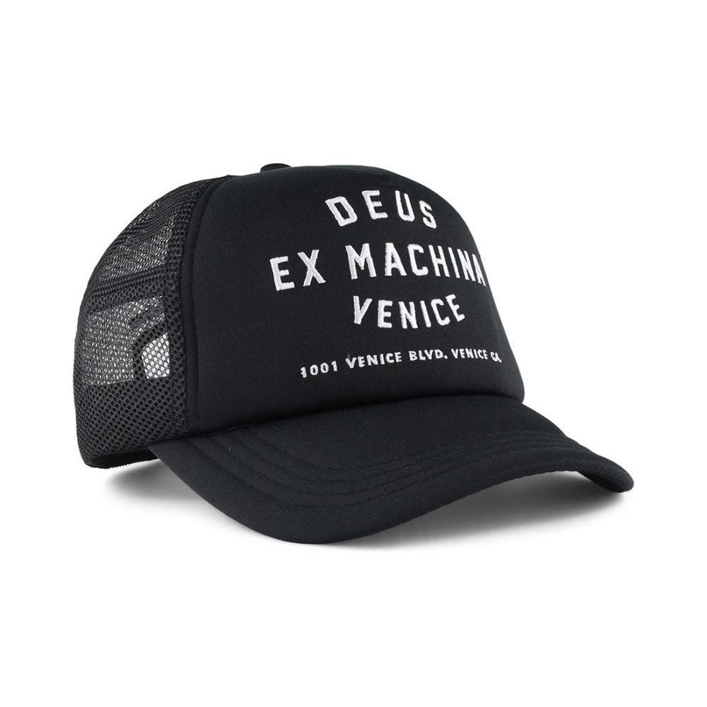 Deus Venice Address Mesh Back Cap Black