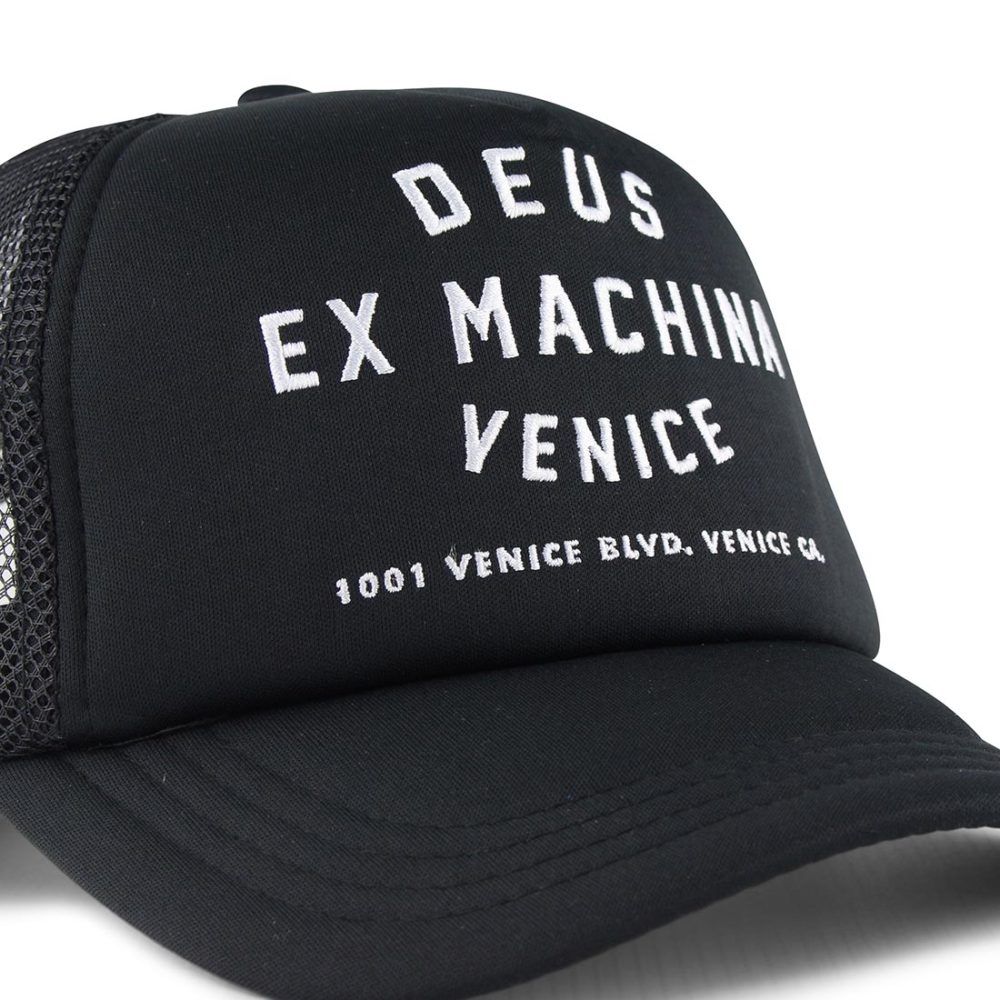 Deus Venice Address Mesh Back Cap Black