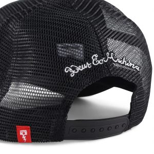 Deus Ex Machina Venice Address Mesh Back Trucker Cap - Black