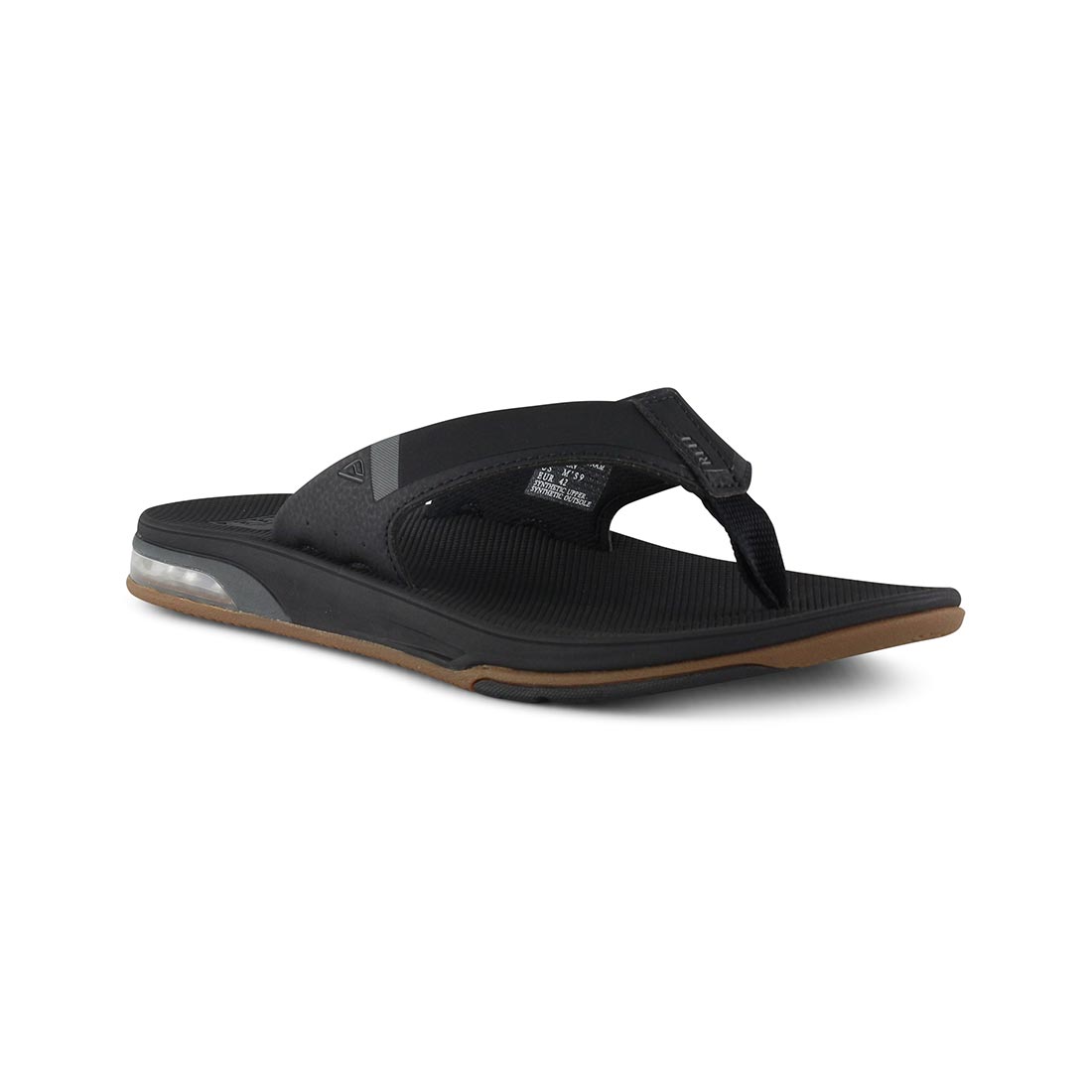 Reef Mens Fanning Low Sandals Black Supereight