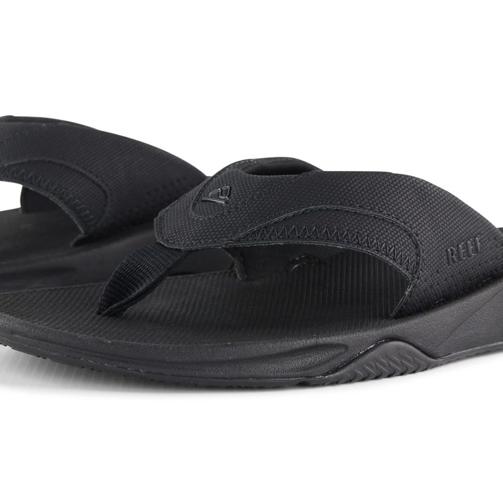 Reef Fanning Sandals All Black