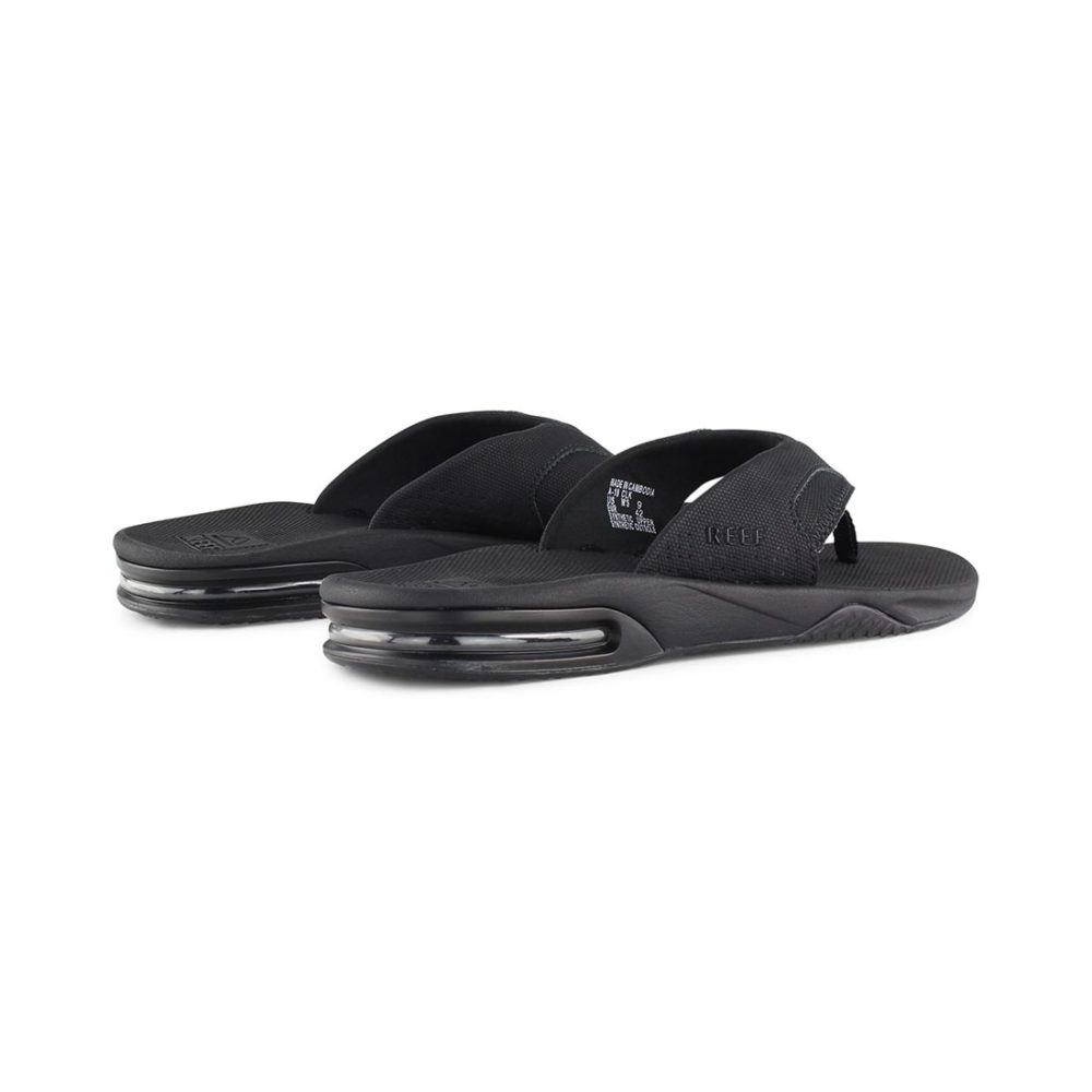 Reef Fanning Sandals All Black