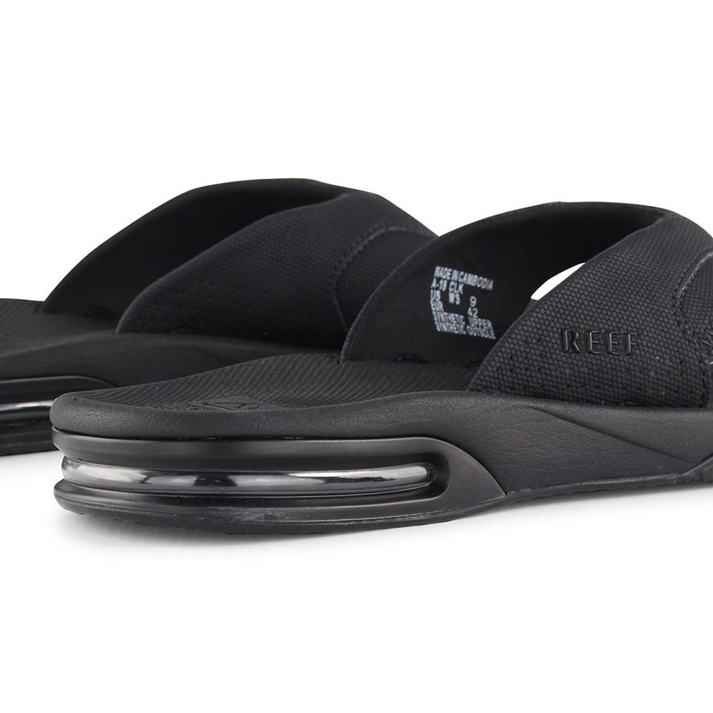 Reef Fanning Sandals All Black