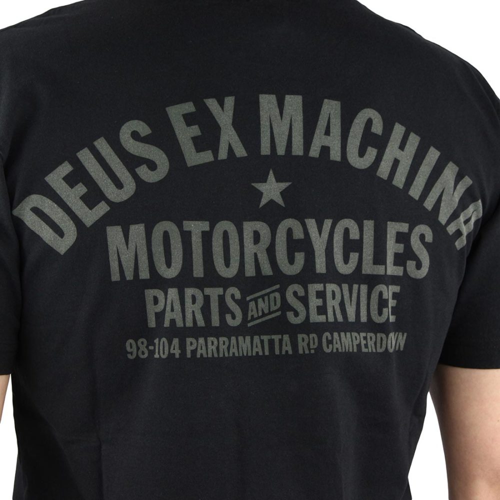 Deus Ex Machina Bald Terrier V-Twin T-Shirt - Black