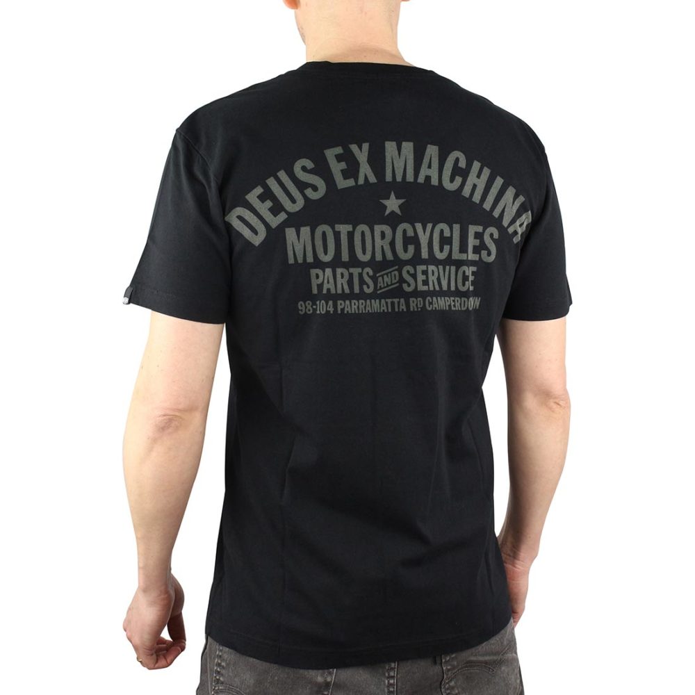 Deus Ex Machina Bald Terrier V-Twin T-Shirt - Black