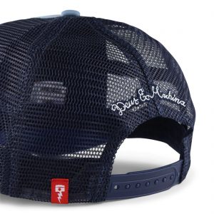 Deus Ex Machina Baylands Mesh Back Trucker Cap - Blue/Navy