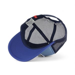 Deus Ex Machina Baylands Mesh Back Trucker Cap - Blue/Navy