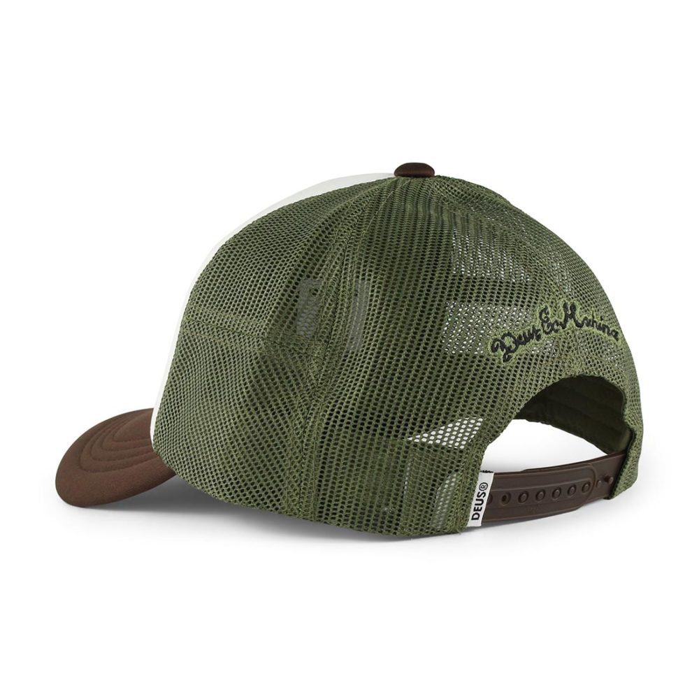 Deus Ex Machina Piston Shield 2 Mesh Back Trucker Cap - Brown